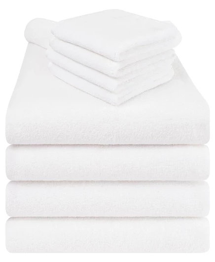 Детский набор полотенец American Soft Linen, 8 шт., белый