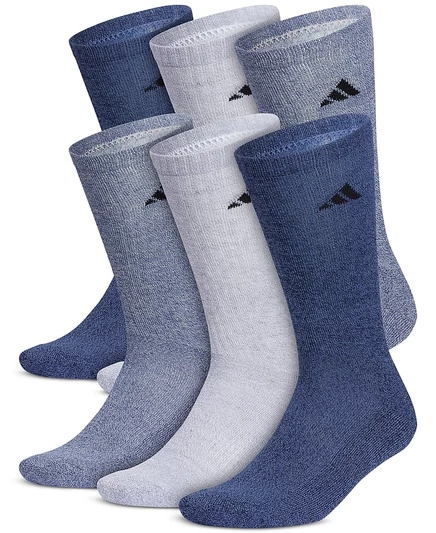 Мужские носки Adidas 6 пар с амортизацией, синие