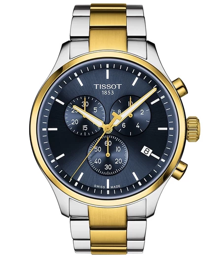 Мужские часы-хронограф Tissot Chrono XL Classic, синие