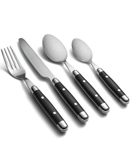 Приборы Cambridge Silversmiths Jubilee, 16 шт., черные