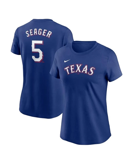 Женская футболка Nike Corey Seager Texas Rangers, синяя