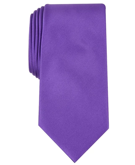 Мужской галстук Perry Ellis Satin Solid, фиолетовый