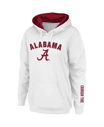 Женское худи Colosseum Alabama Crimson Tide, белое