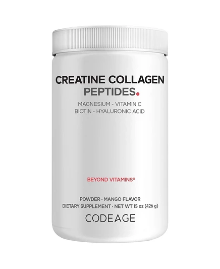 Порошок Codeage Creatine Collagen Peptides 425 г, манго