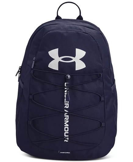 Мужской спортивный рюкзак Under Armour Hustle marine od green / marine od green / blaze orange