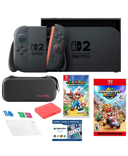 Игровая приставка Nintendo Switch 2 256 ГБ с Mario Kart, черная