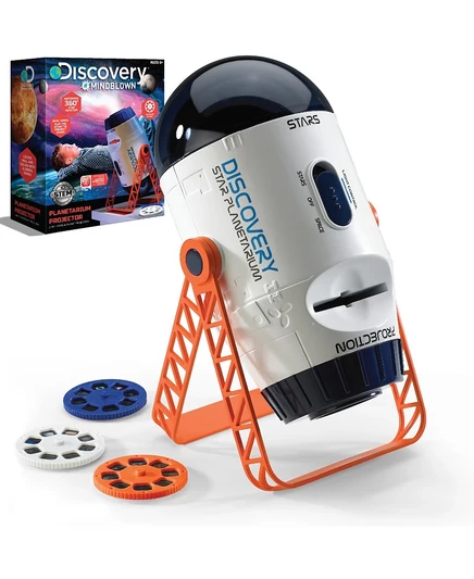 Проектор-планетарий Discovery MINDBLOWN 2 в 1 для звездного неба, белый