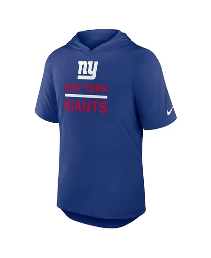 Мужская футболка с капюшоном Nike Royal New York Giants Lockup Tri-Blend Hoodie royal