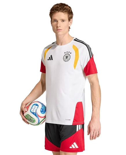 Мужская тренировочная футболка Adidas Tiro Germany, белая