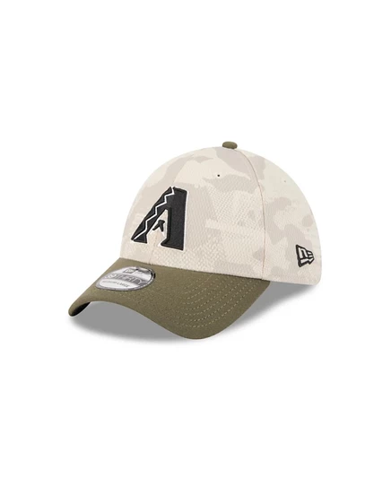 Мужская кепка New Era 39THIRTY Arizona Diamondbacks, бежево-оливковая