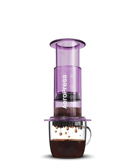 Кофеварка AeroPress 3‑в‑1, фиолетовая