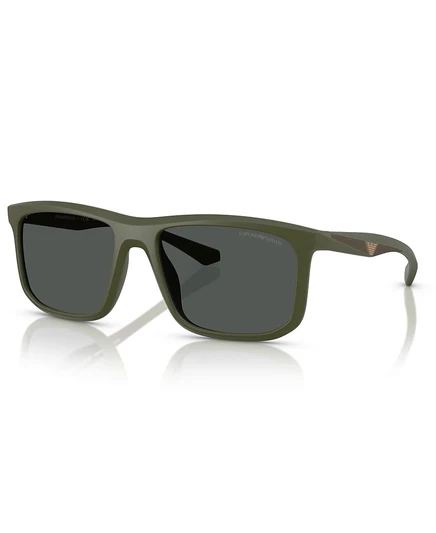 Мужские солнечные очки Emporio Armani EA4234U, квадратные, зеленые