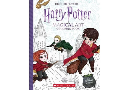Книга-раскраска Harry Potter: Magical Art, Violet Tobacco