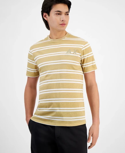 Мужская футболка AX в полоску от Armani Exchange, созданная для Macy's multi