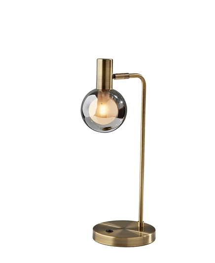 Настольная лампа Adesso Starling LED 16–17,5″, бежевая