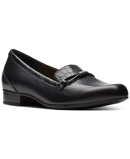  Женские мокасины-слипоны Juliet Shine black croc