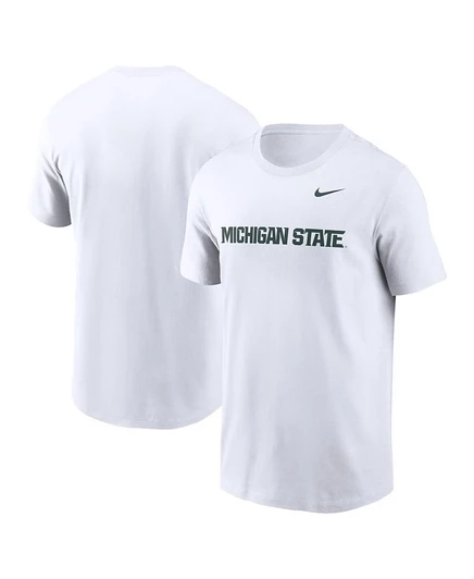 Мужская футболка Nike Michigan State Spartans, белая