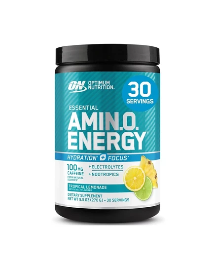 Порошок Optimum Nutrition Amino Energy, 30 порций, черный