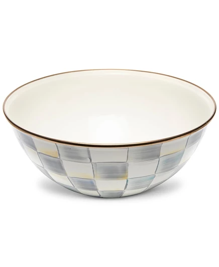 Сервировочная миска Mackenzie-Childs Sterling Check, 3,8 л