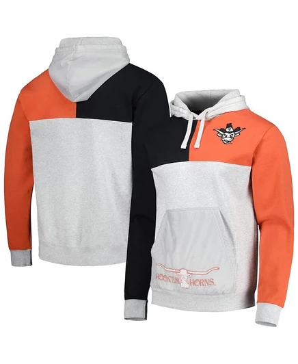 Мужская худи Mitchell & Ness Tie-Breaker флисовая, серая