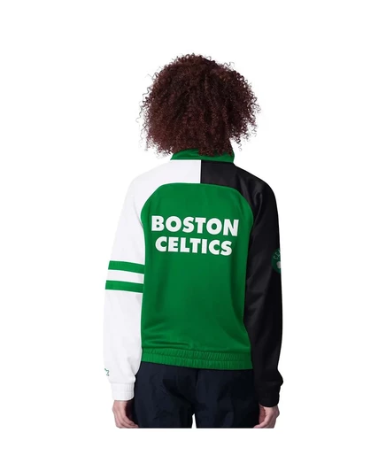 Женская спортивная куртка-реглан с застежкой-молнией Kelly Green Boston Celtics Line Up Dolman для начинающих kelly green