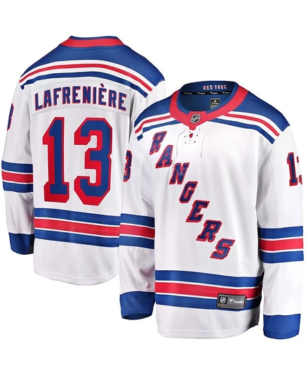 Мужская джерси Fanatics Лафренье Rangers, белая