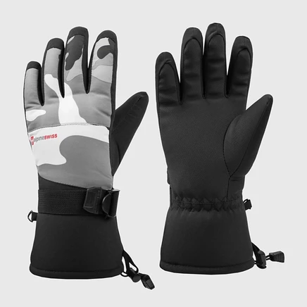 Мужские лыжные перчатки Alpine Swiss с Thinsulate, зеленые