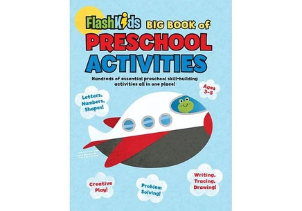 Большая книга занятий для дошкольников от редакторов Flash Kids без цвета