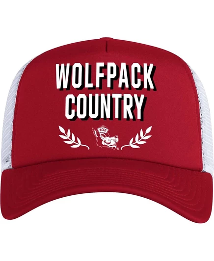 Мужская тракер-кепка Adidas NC State Wolfpack, красная