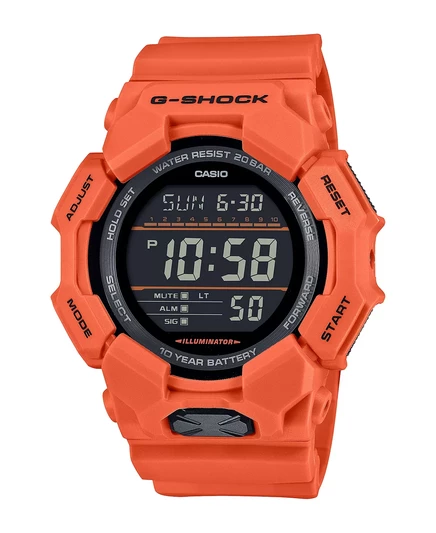  Мужские часы из оранжевой смолы, 54,9 мм, GD010-4 orange