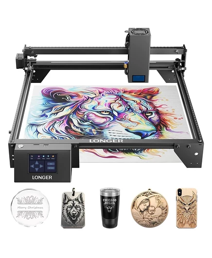 Лазерный гравер ZACHVO 20W, поле 14.76″×14.76″, черный