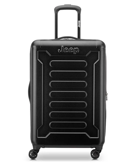 Чемодан Jeep JH004C 24″, расширяемый, 4 двойных колеса, черный