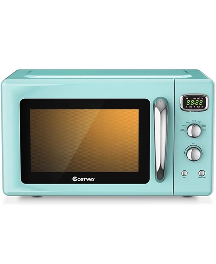 Микроволновая печь Costway Retro 25.5 л 900 Вт, зелёная