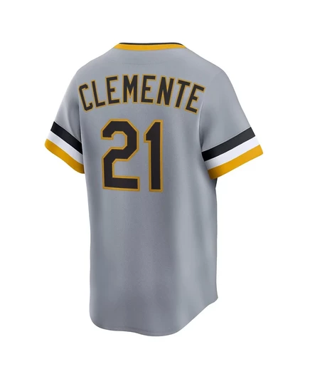 Мужская майка Nike Roberto Clemente Cooperstown, серая