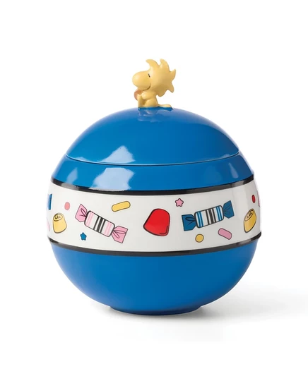 Конфетница Lenox Chef Snoopy с крышкой, 16,8 см, кремовая
