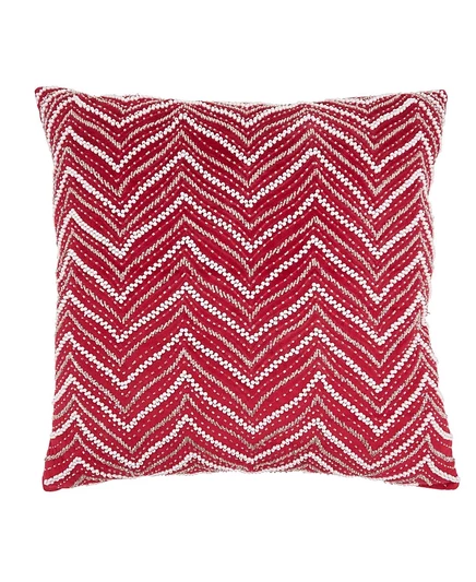 Декоративная подушка SARO LIFESTYLE Chevron, 50×50 см, красная
