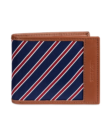 Мужской кошелек Tommy Hilfiger Passcase Overlay с RFID, бежевый