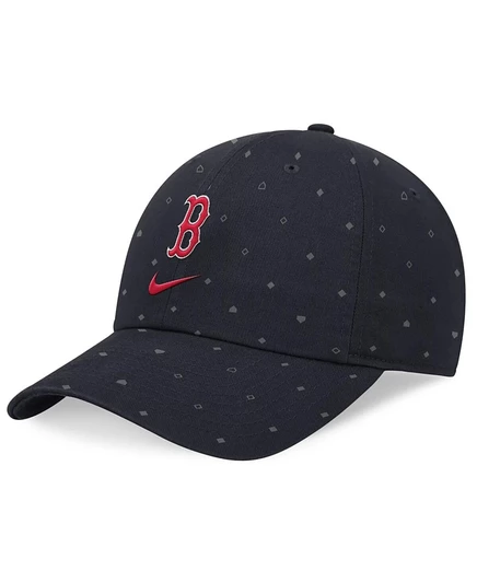 Мужская бейсболка Nike Boston Red Sox Primetime Print Club, темно‑синяя