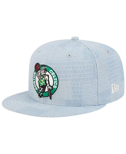 Мужская кепка New Era 9FIFTY Boston Celtics джинсовая патчворк