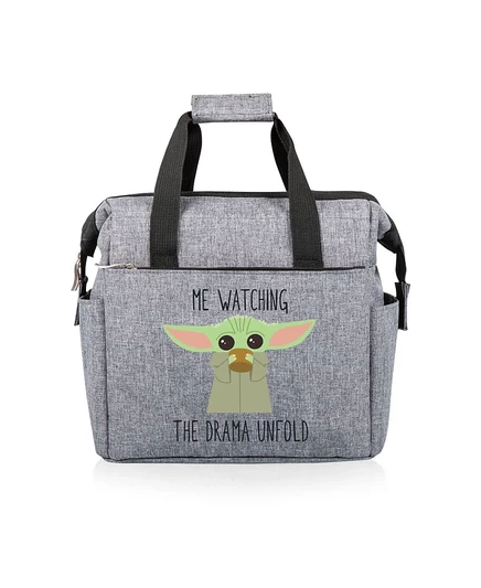 Ланч-сумка‑холодильник Disney The Mandalorian The Child, серая