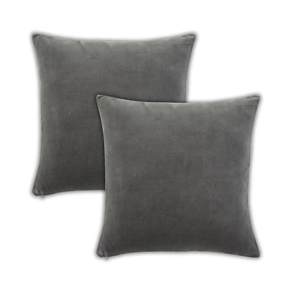 Наволочки Ihi Home Stella 50×50 см бархатные, набор 2 шт.