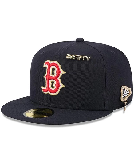 Мужская кепка New Era 59FIFTY Boston Red Sox 2025, синяя
