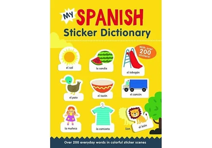 Книга My Spanish Sticker Dictionary с наклейками, 32 стр.