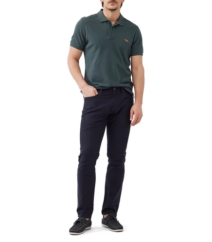 Мужское спортивное поло The Gunn спортивного покроя с коротким рукавом от Rodd & Gunn vine green