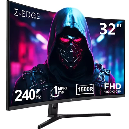 Игровой монитор Z-Edge 32″ изогнутый 240 Гц 1 мс, черный