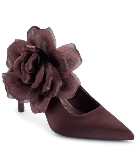 Женские туфли-лодочки Savie Flowers на плоской подошве K wine