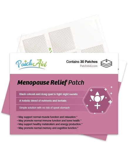 Пластырь PatchAid Menopause Relief на 30 дней, белый