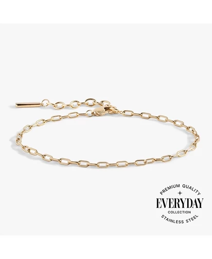 Женский браслет-цепочка Alex and Ani Everyday, золотистый