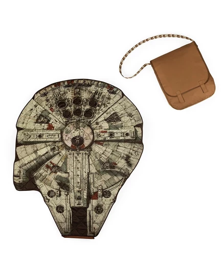 Плед Disney Star Wars Millennium Falcon в сумке, разноцветный