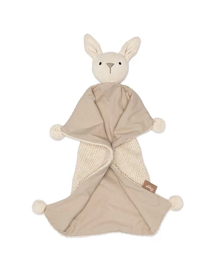 Детское одеяло для новорожденных Avery Ollie The Bunny Lovey коричнево-бежевый